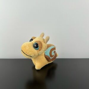 Russ Lil Peepers Slow Snail Rare Blue Eyes 5” Brown Blue Shell Plush Peeper HTF